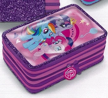 

Astuccio 3 Zip Rosa My Little Pony