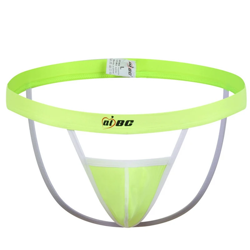 AIIOU пикантные мужские стринги и гей бандаж нижнее белье шелк льда нейлон чехол