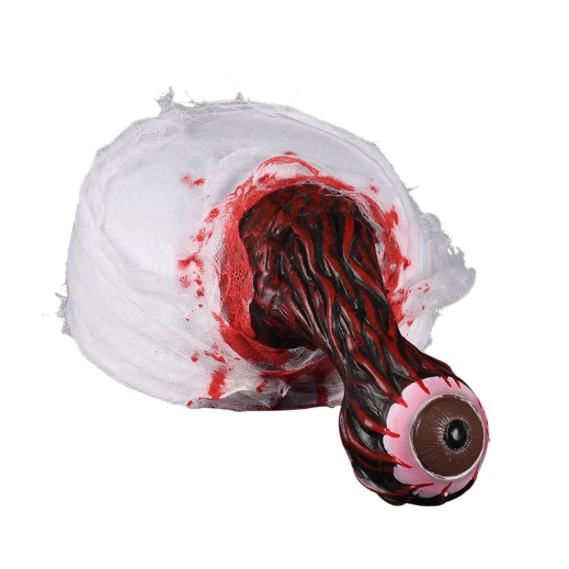 Хэллоуин ужас кровавая Легкая шляпа поврежденный зомби мозги для взрослых Косплей приколы Хэллоуин, привидения дом наряжаться в костюм