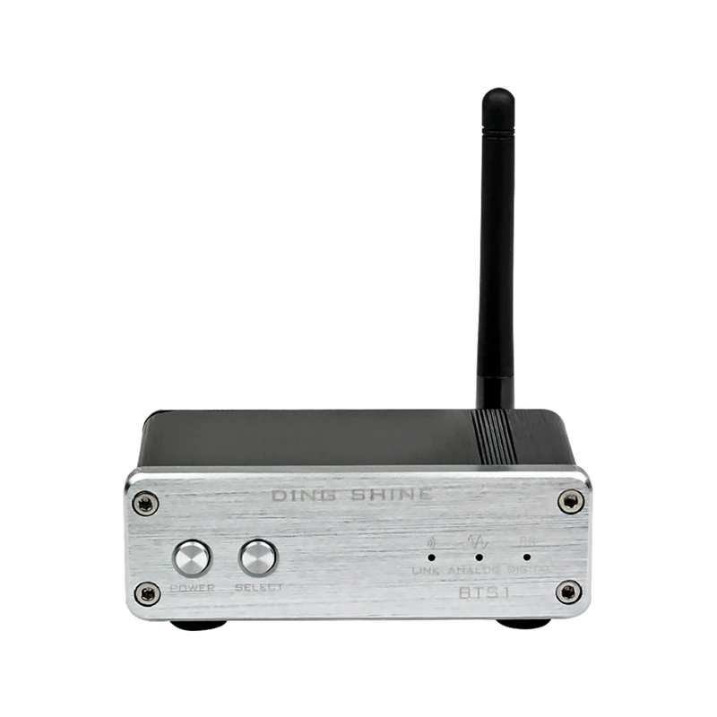 

Bts1 Csr8670 4.0 Lossless Bluetooth Receiver Apt-X Wireless Audio Receiver Support Fiber Coaxial Aux Output(Silver)