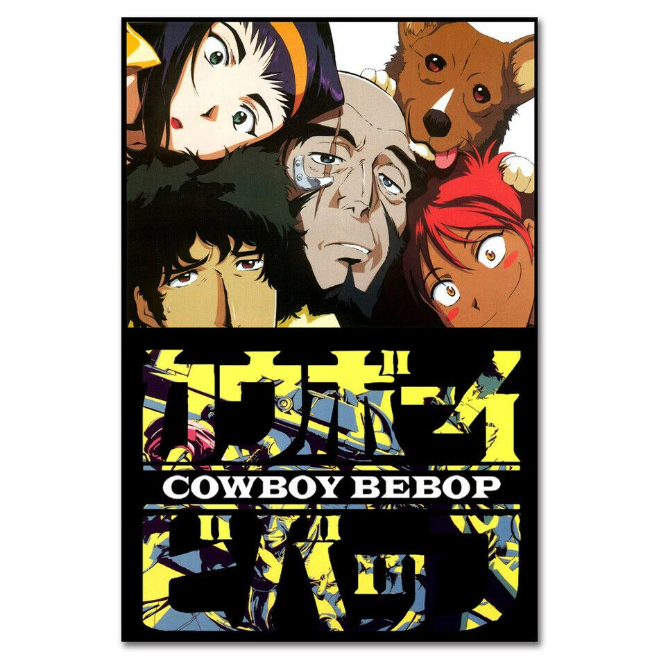 カウボーイビバップスパイク ジェットアニメシルク布ポスターベッドルーム装飾 絵画 書道 Aliexpress
