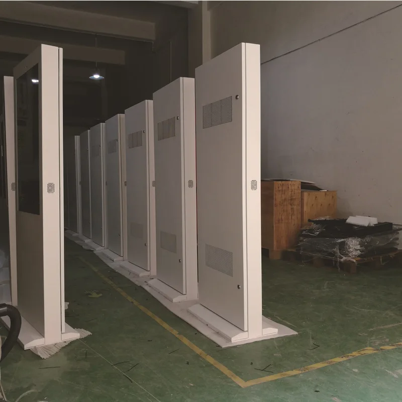 Ip65 напольный 2000cd ЖК-дисплей цифровой вывески мультимедийный плеер для рекламных сообщений 55 дюймов с ПК buit in screen monitor
