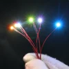 Bling Twinkling Light Wired Flashing Led SMD 3V/12V  Lamp Models Train Pre-soldered Micro Litz For Toys Lighting 10Pcs 1