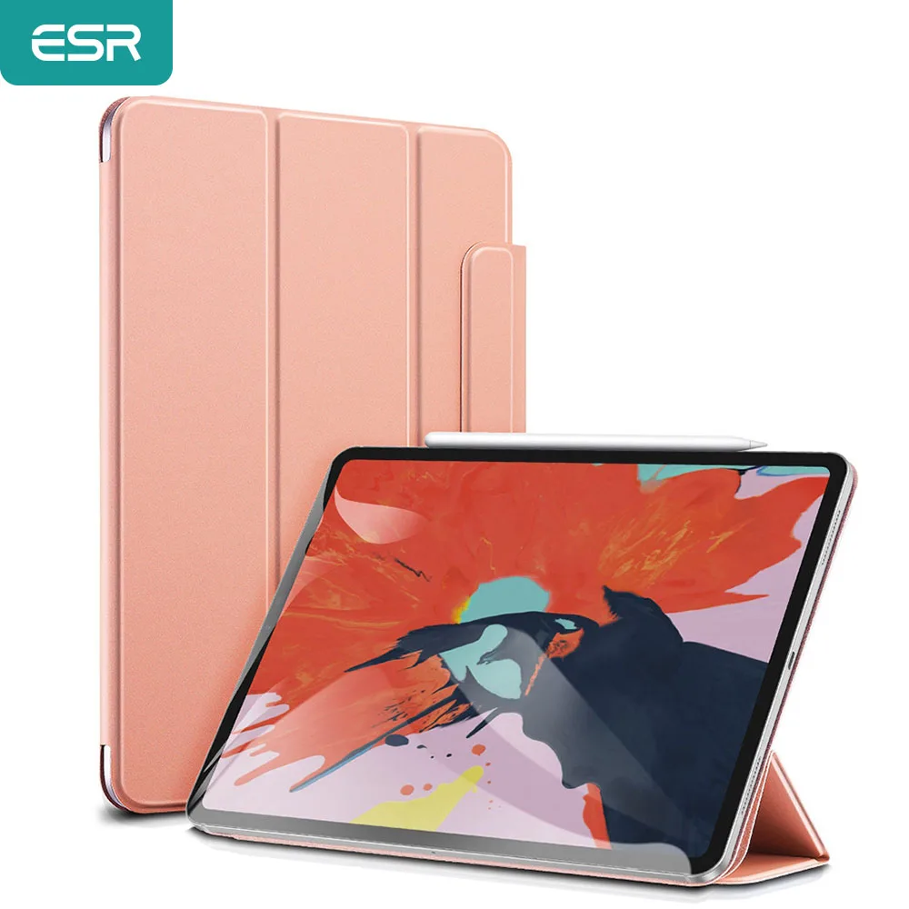 ESR – coque Auto sécurisée et soyeuse pour iPad Air 4/iPad Pro 12.9, 11/2018 pouces, 2020