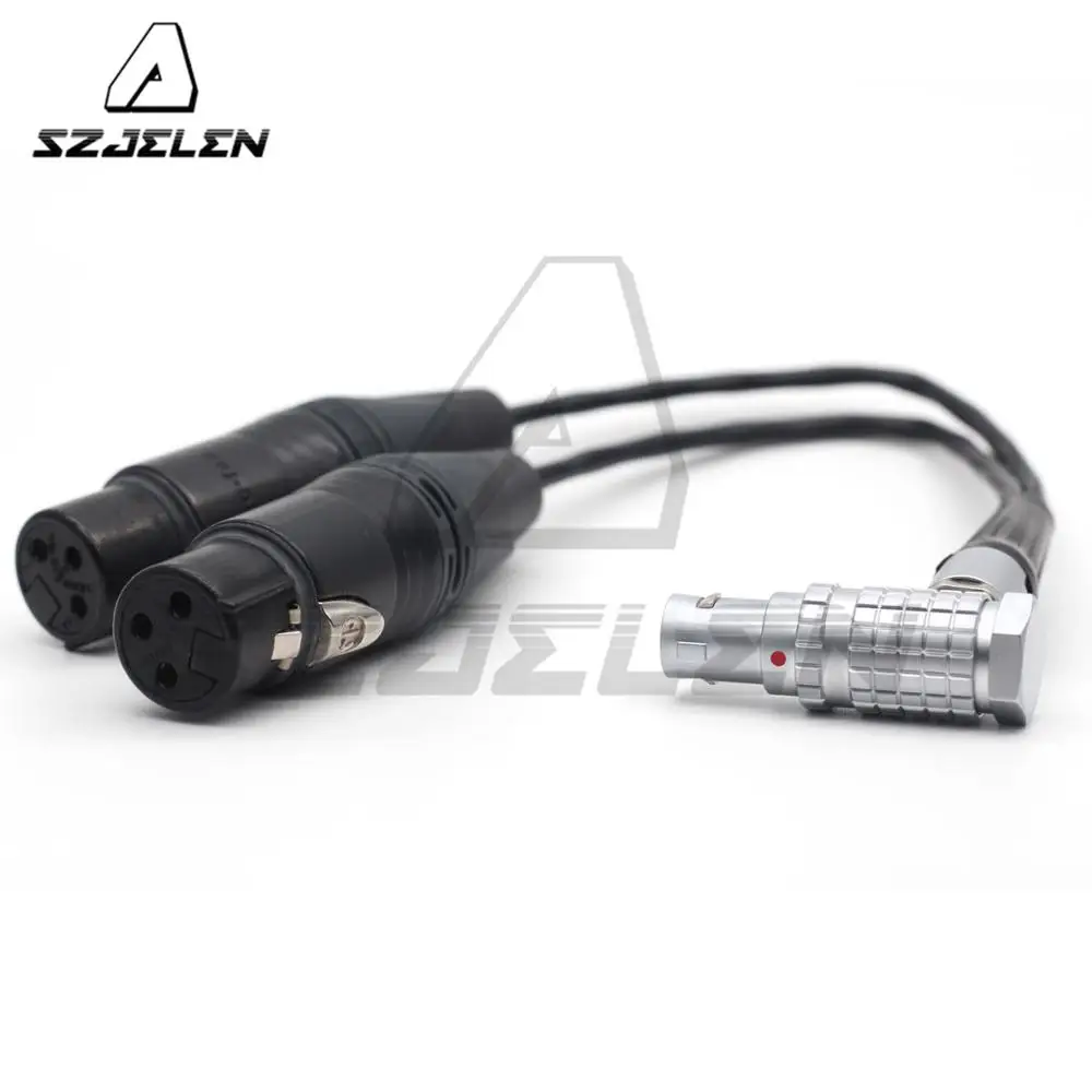 Atomos Shogun мониторный рекордер 1B 10 контактный разъем для Dual 3 pin XLR Breakout аудио входной кабель
