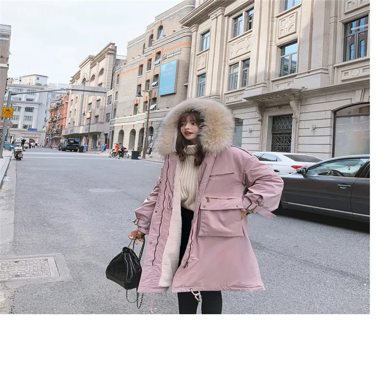 New Warm Cotton Long Parka Plus Size Winter Jacket Women Coat Thick Cotton Padded Wadded Inverno Casaco Outerwear V994