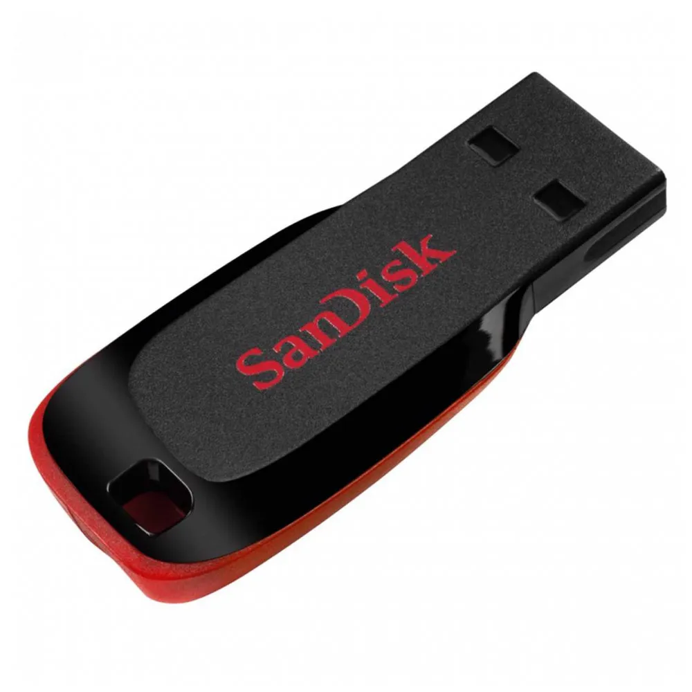 Флэш накопитель SANDISK USB2 32GB SDCZ50 032G B35 (черно красный моноблок)|USB флэш-накопители| |