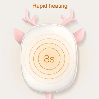 

Heater Hand Warmer USB Rechargeable Handy Warmer Heater Pocket Mini Cartoon Electric Heater Warm PAK55