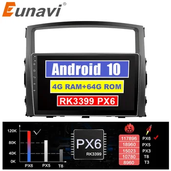 

Eunavi 2 Din Android Car Radio For Mitsubishi Pajero 2006-2014 Multimedia Video Player Unit System 9'' Screen 4G Audio GPS