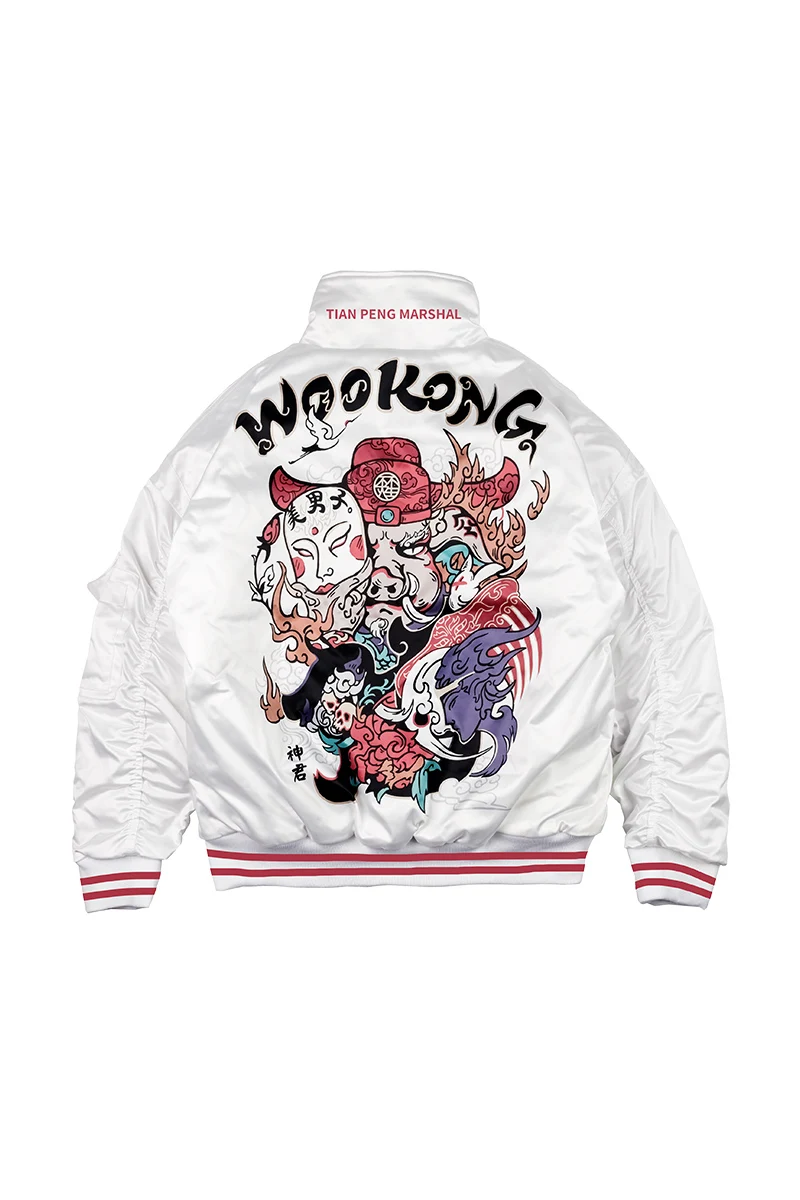 Мужские куртки Новые хип хоп вышитые куртки пальто Модные Повседневные однобортные Тренеры мото байкерская куртка