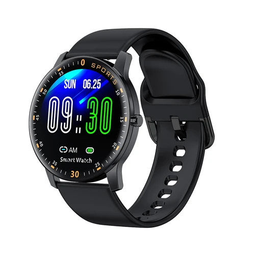 Black S15 Full Screen Touch Smart Watch Heart Rate Monitor Smart Wristband Fitness Waterproof Sport Tracker Bracelet Smartwatch Band - Цвет: Black
