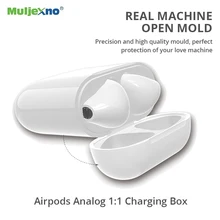 Беспроводная зарядная коробка для Airpods Apple Bluetooth наушники зарядное устройство для Airpods дом идеально подходит Apple гарнитура Беспроводное зарядное устройство