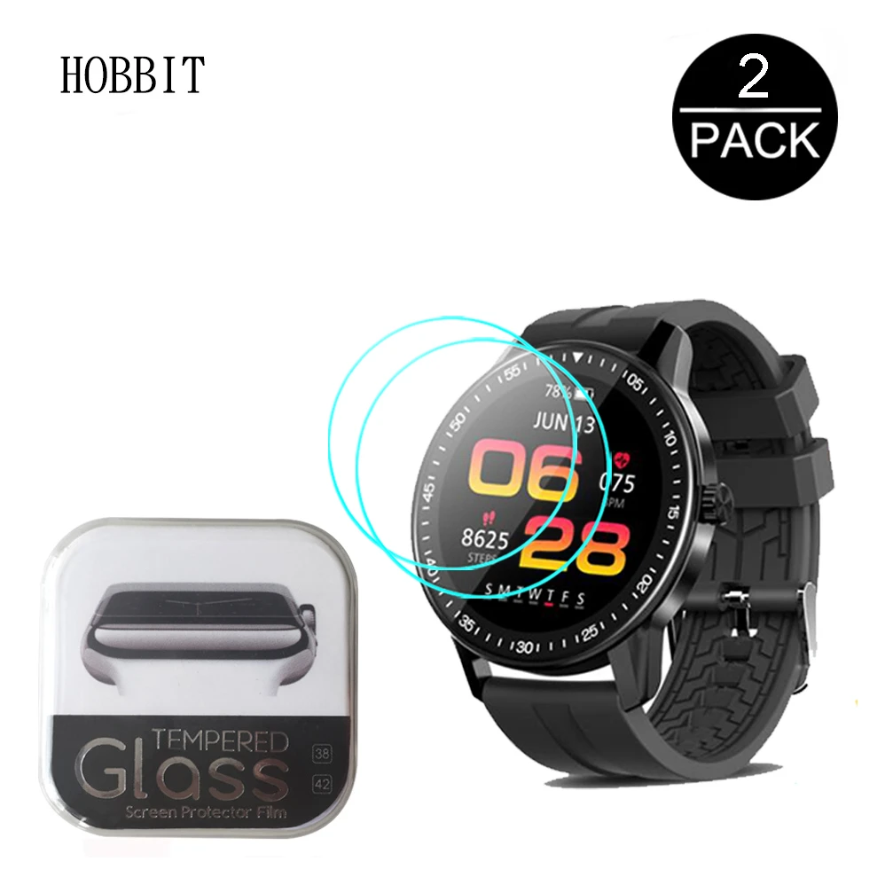 2 uds pantalla cristal Protector para KOSPET magia 2s reloj inteligente de templado de vidrio de magia 2s 2.5D 9H HD claro película resistente a arañazos