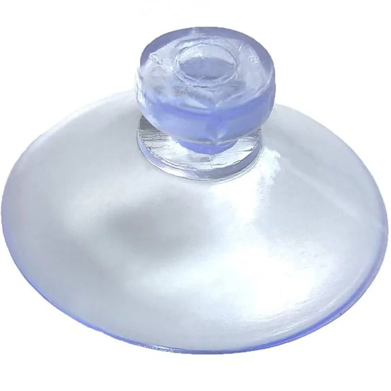 Ventosas de succión de plástico transparente para cabeza De Seta, Copas de succión de 20/24/30/35/40/45/50/55mm, 10 Uds./50 Uds.
