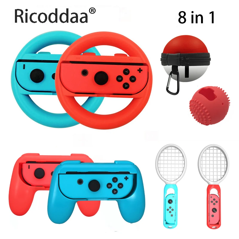 8 в 1 джойстик устройство по управлению Joy-Con чехол для Nintendo Switch Joy-Con ручка NS N-Switch игра комплектующие для консоли для командной игры в покебол(плюс Cese
