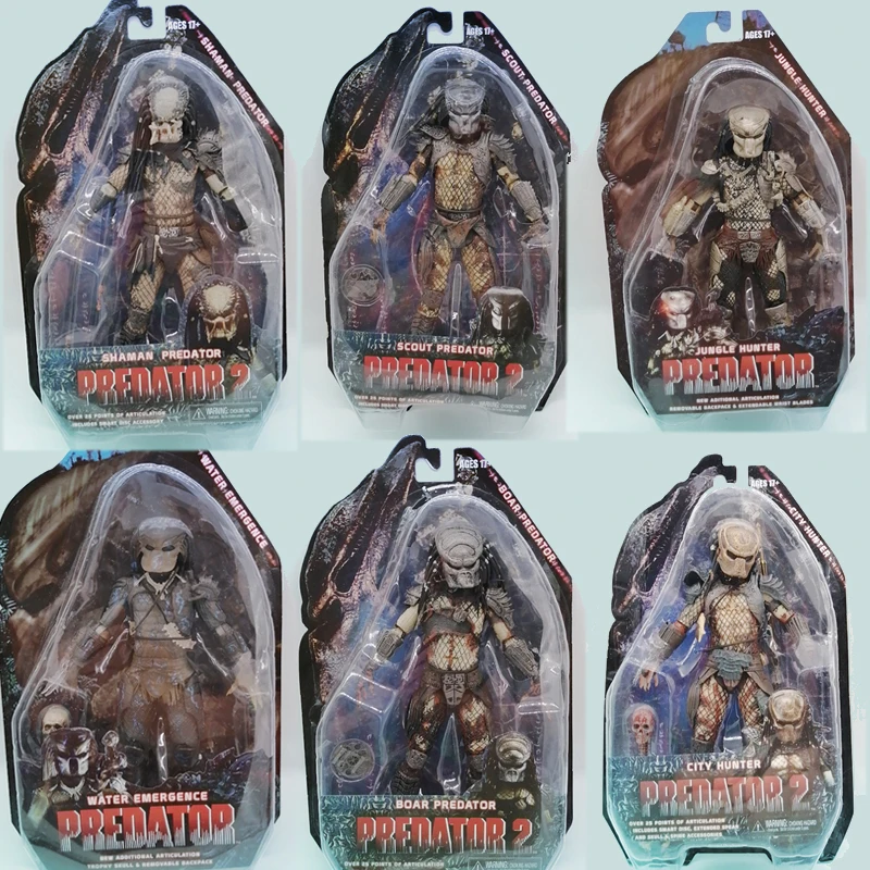 18 см NECA The Emissary Predator фигурка игрушка ужас подарок на Хэллоуин|Игровые фигурки и