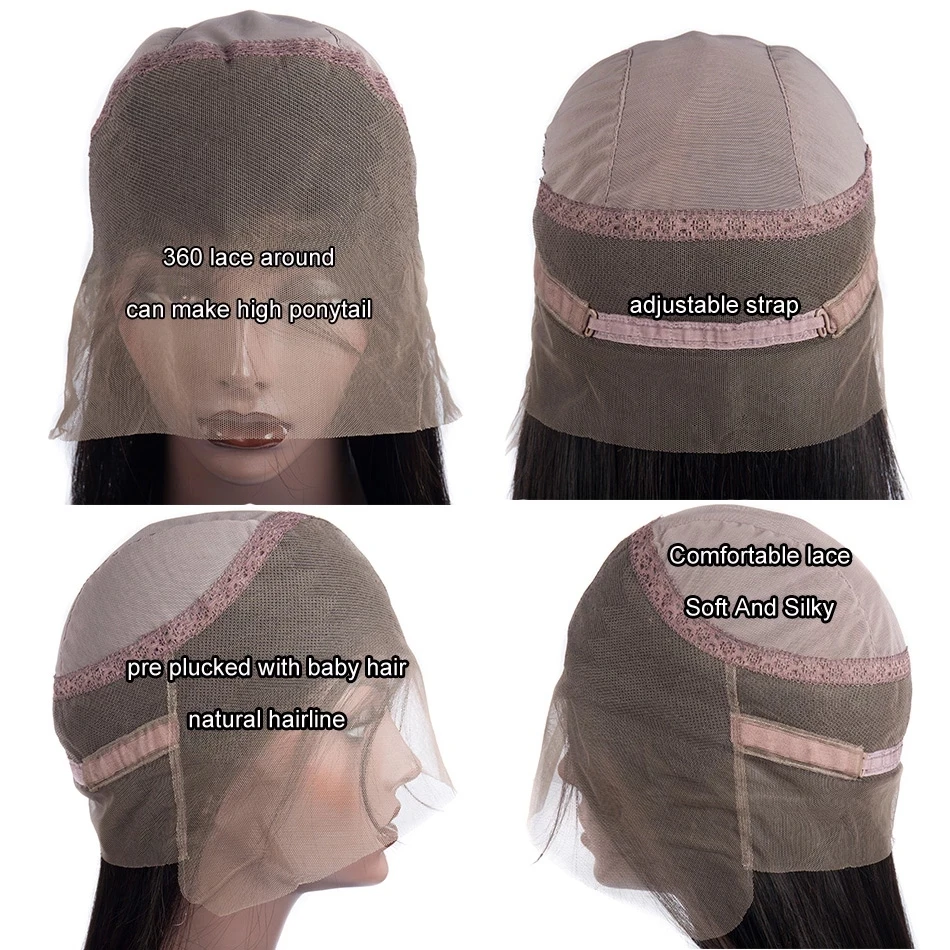 Перуанские волосы парики 360 синтетический фронтальный парик объемная волна