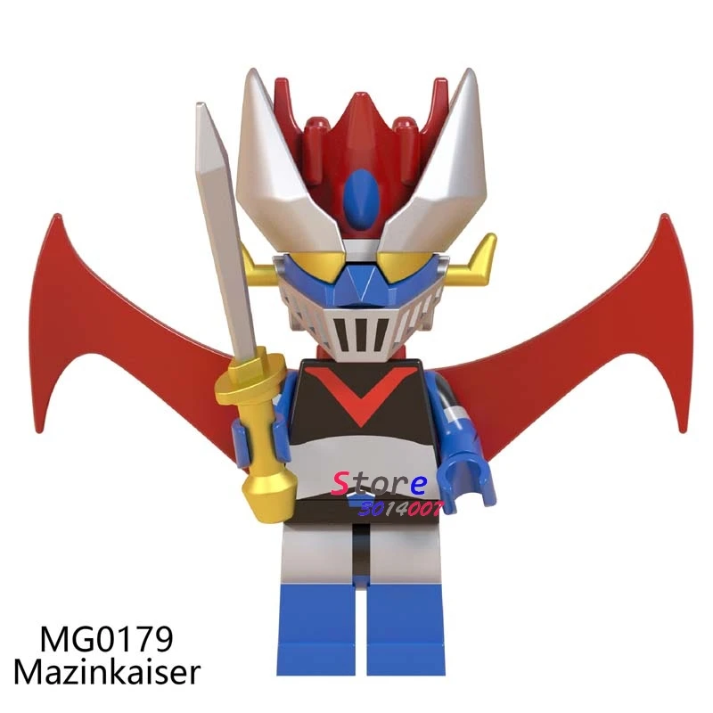 Один фильм Аниме Робот Voltes V Com-battler V Mechander Robo динозавр мазинкайзер мазингер Z Voltron строительные блоки игрушки - Цвет: MG0179