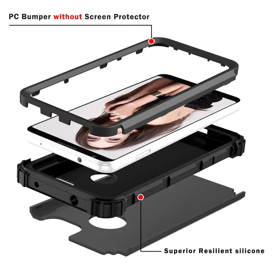 Heavy Duty Shockproof Armor Case for Pixel 3A XL - Ultimate Protection and Durability