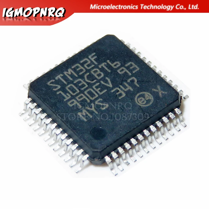 2 шт. STM32F103CBT6 STM32F103CB 32F103CBT6 128KB QFP48 ARM 100% новая Оригинальная гарантия качества |