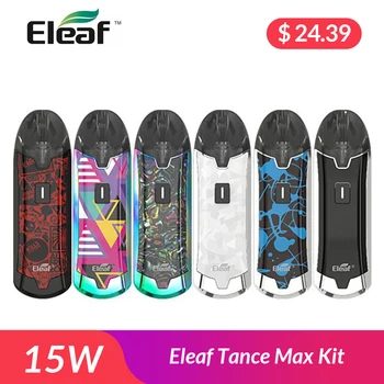 

Original Eleaf Tance Max Kit 15W Built in 1100mAh battery+Cartridge 4ml+GS Air M/GS Air S Head coil VS Drag Nano pod