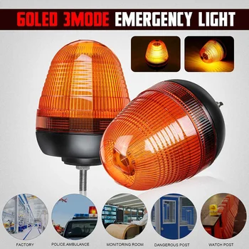 

12V 24V Truck LED Strobe Flashing Light Emergency Warning Beacon Lamp Amber For Trailer Tractor Bus