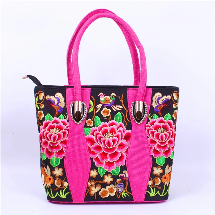 

Yunnan Ethnic Embroidery Shoulder Bag Women's Hand Shoulder Dual Purpose Embroidery Bundle