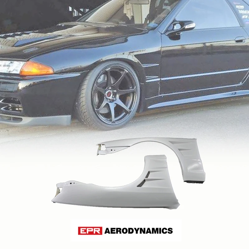Для Nissan R32 Skyline GTS BN Style FRP Fiber неокрашенное переднее крыло + 25 мм автомобильные