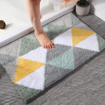 

Non-slip Carpet Waterproof Geometric Floor Mat Shaggy Carpet for Living Room Modern Outdoor Teppichfliesen Carpet Mat BD50DT