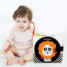 

Hot Sale Cloth Book Cute Pattern Tear-resistant Washable Baby Teething Cloth Book for Gift