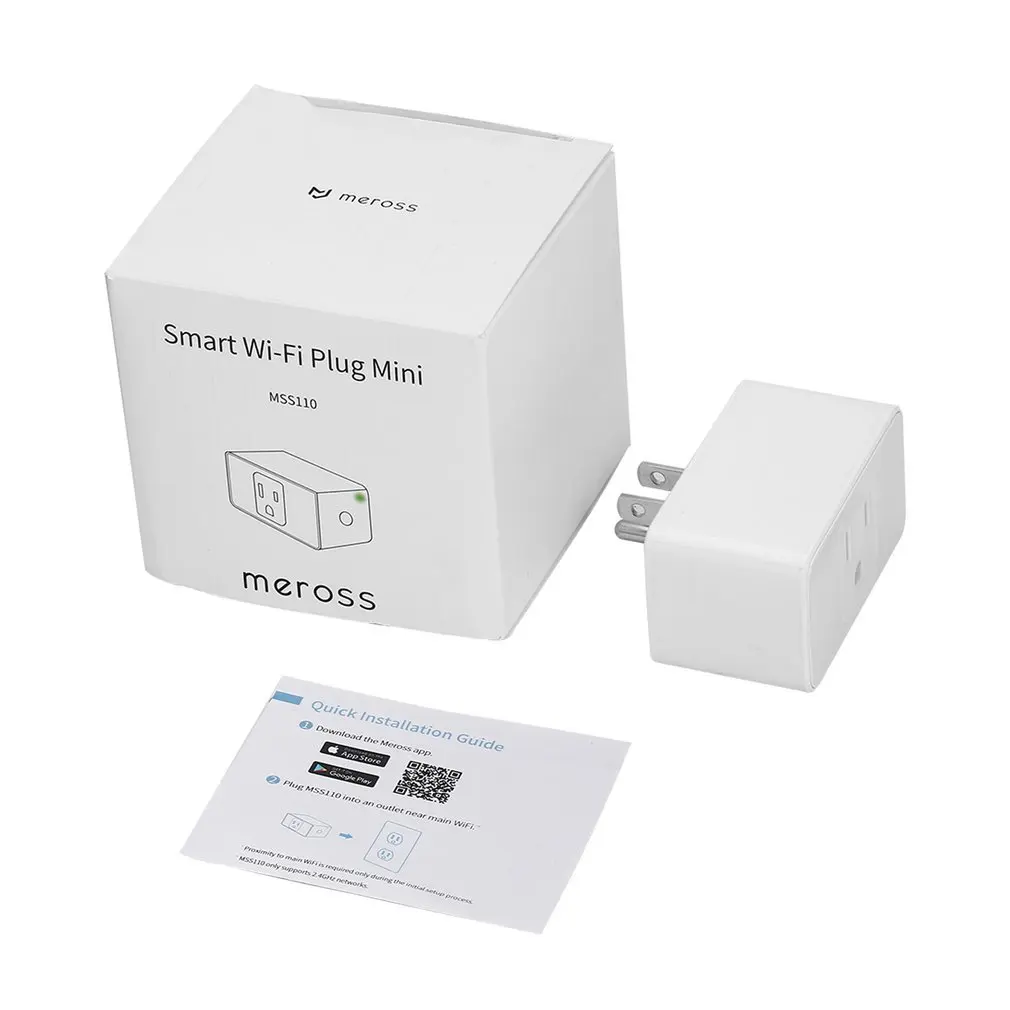 Meross Wi-Fi умный переключатель разъема мини беспроводное приложение дистанционное управление устройств США Plug Wi-Fi управление