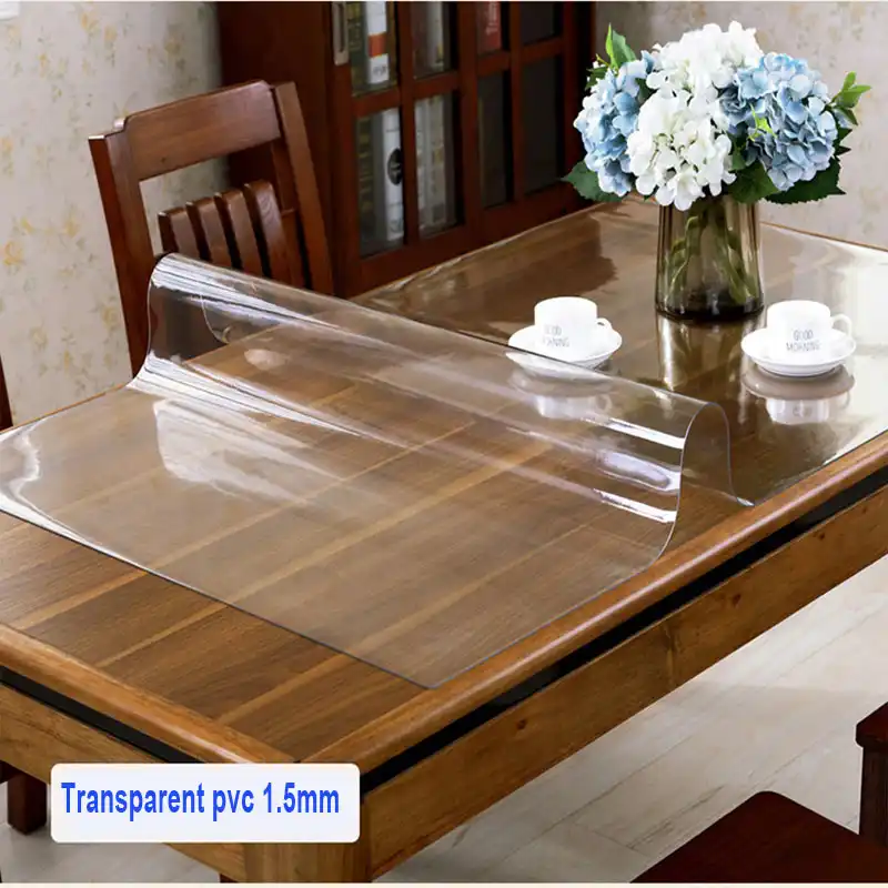 PVC Table cloth Transparent D' Waterproof Tablecloth Oil Tablecloth with Kitchen Pattern Glass Soft Cloth table cover 1.0 mm| | - AliExpress