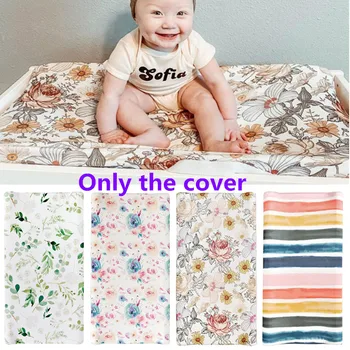 

Infant Diaper Changing Pad Cover Super Soft Safe for Baby Changing Pad Covers Sheet Remove Cloth Cover Baby Changing Mat Nursery