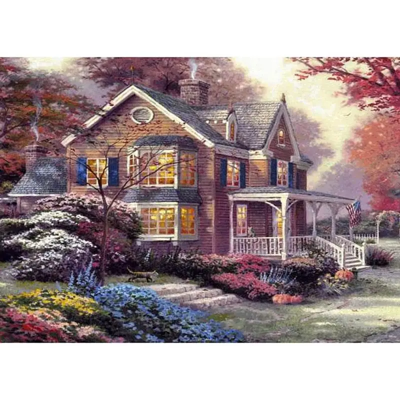 

5D DIY Full Drill Diamond Painting House Embroidery Mosaic Craft Kits Decor