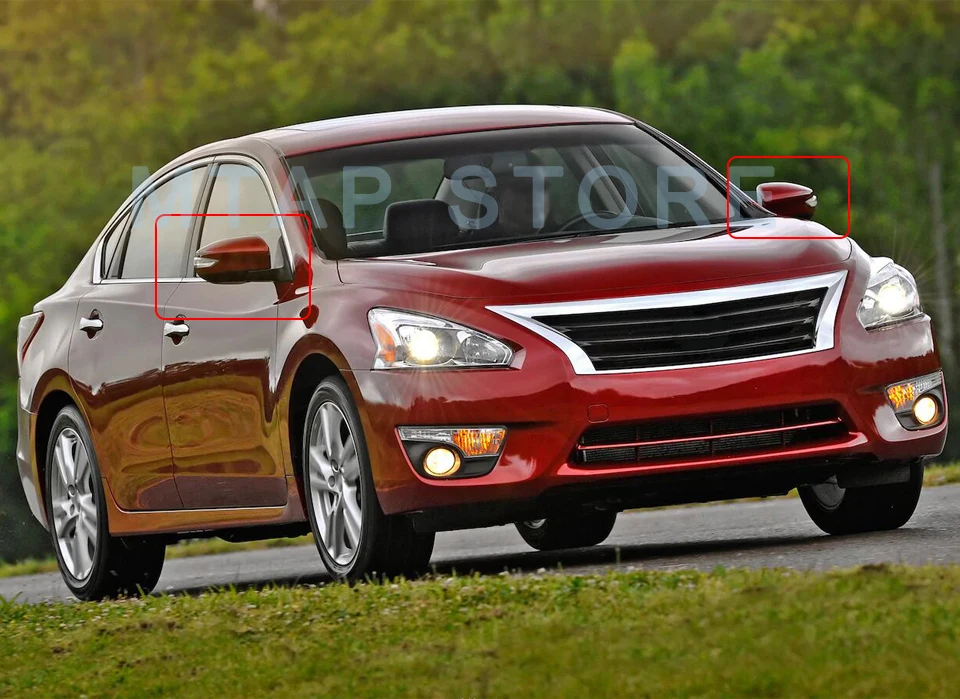 Внешнее боковое зеркало для NISSAN TEANA ALTIMA L33 SYLPHY SENTRA 2012- внешнее зеркало заднего вида чехол Крышка с лампой