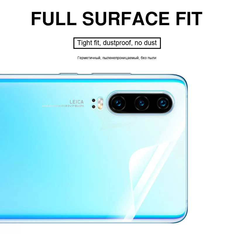 3-1 шт 100D задняя крышка Гидрогелевая пленка для huawei mate 30 20 Pro P20 lite мягкая защитная пленка P30 задняя защитная пленка не стекло