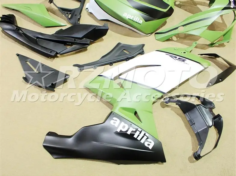 4 подарки ABS впрыск набор подходит для Aprilia RS125 06 07 08 09 10 11 RS4 РСВ 125 2006 2011 Обтекатели зеленый матовый