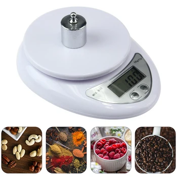 

5kg Digital Scale Kitchen Scale Measuring Weight Electronic Scales Libra Food Balance Postal Portable LCD Screen Household