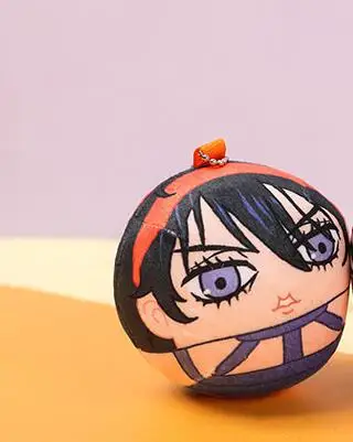 7,5 см новые JoJos невероятное приключение Золотой ветер плюшевая кукла для ключей игрушки для детей, подарок на день рождения - Цвет: E