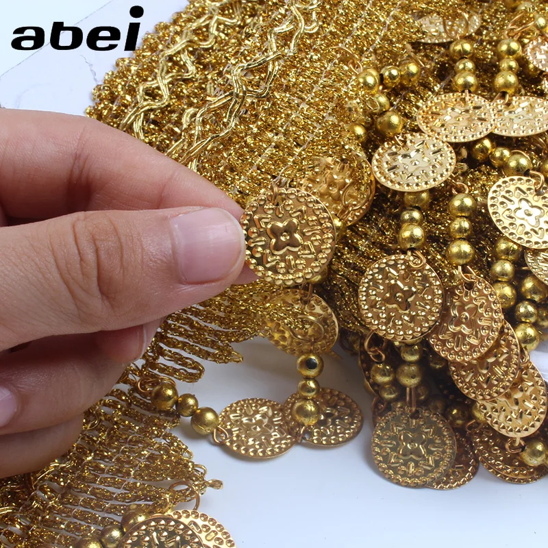2yards 70mm Braided Beads Lace Fringe Sequins Paillette Tassel Ribbon Stage Performance Suits Wedding Dress Sewing Fabric DIY lace ribbon lace fabric lace sewing accessories lace sewing supplies lace accessories lace garment accessories lace decoration clothing craft accessories