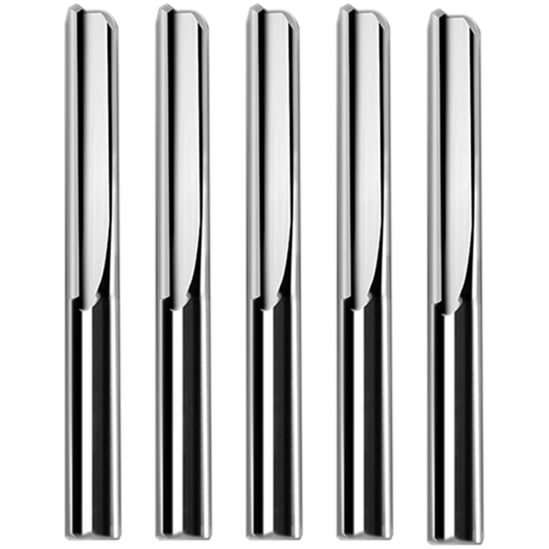 5Pcs/Lot 6X32mm Two Flutes Straight Router Bits For Wood CNC Engraving Cutters Carbide Endmills Cutting Mil | Инструменты