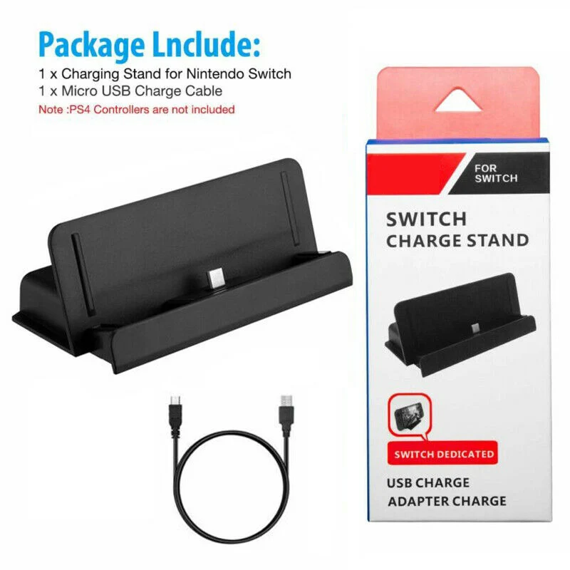nintendo switch console dock titular para ns