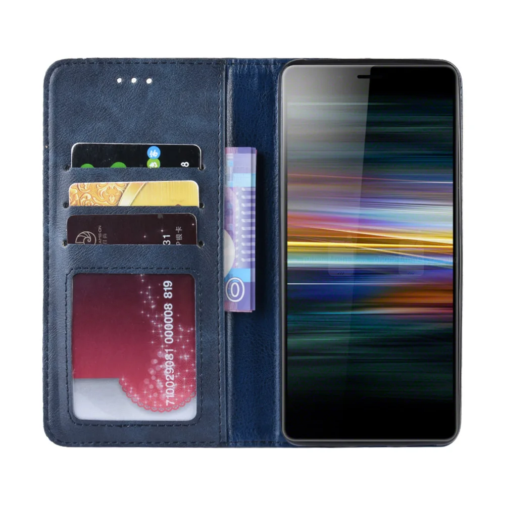Магнитный винтажный кожаный чехол Премиум Coque для sony Xperia L3 I3312 I3322 I4312 чехол 5,7 дюймов флип фривольный анти-осенний чехол