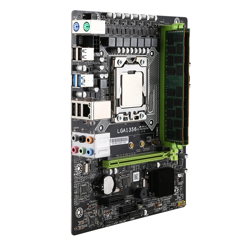 Комплект материнской платы X79A с Xeon LGA 1356 E5 2420 C2 2X8 ГБ = 16 Гб 1600 МГц DDR3 память ECC Reg-SCLL