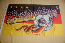 3ft x 5ft3 x5ft Германия футбольный чемпионат мира флаг с мячом Печать баннер, флаг из полиэстера Размер 150*90 см(China)