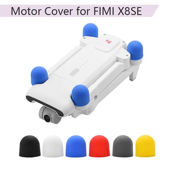 

4pcs Dustproof Silicone Case Guard Motor Cap Protective Motor Cover Protector for FIMI X8 SE 2020 Drone Quadcopter Accessories