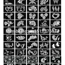 50 шт Большой размер трафарет для временных татуировок 18,5*9,5 см, 15*12 см-для аэрографа/блестящей татуировки/покраски тела