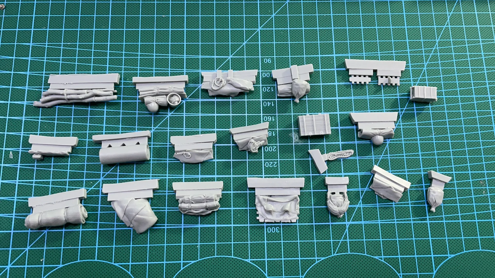 1/35 Scale Die Casting Resin Figure T34 Tank Model Parts Accessories