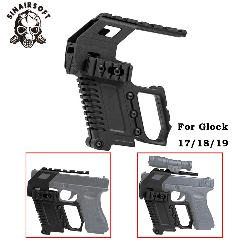 Тактическая серия Glock устройство для загрузки на рельсовой базе набор пистолета