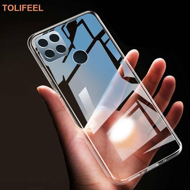 Силиконовый чехол TOLIFEEL для Xiaomi Redmi 9C тонкий прозрачный защитный мягкий телефона